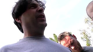 MILF group sex outdoor cumshot and facial204