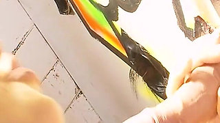 Glory Girls Scene-4_big-breasted Brunette Gets a Cumshot in a Glory Hole