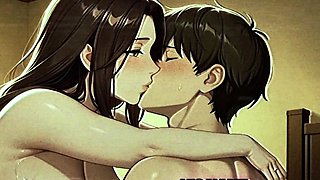 MILF Widow fills every void with her new lover's milk