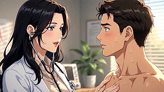 Anime porn, perv doctor, doctor fucks patient