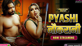 Indian Hot Maid with Big Nipple Having Hardcore Sex with His Boss