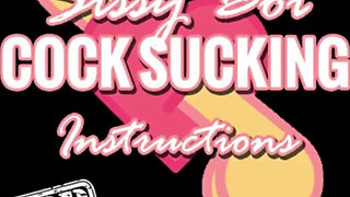 AUDIO ONLY - Sissy boi cock sucking instructions cum countdown