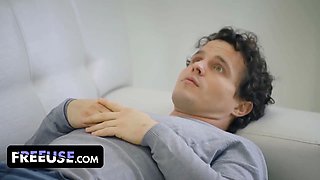 Approach turned taboo Robby Echo takes dr. lily and blake ass inside-out by storm