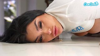 Big Booty Latina With Tattoos Gets BBC Pounding From Roommate's Boyfriend