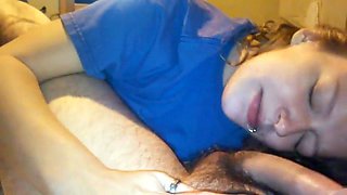 Danielle motel maid sucking cock