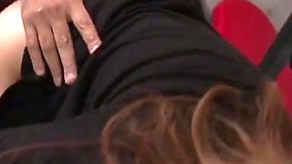 Asian Bukkake Scene 2: Busty Japanese Yuri Sawaki Dressed as a Student Girl Receives a Bukkake