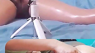 Submissive Wife Lets Him Play with Her Oiled Ass Before Fucking Her