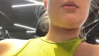 Training and Masturbate in the Gym