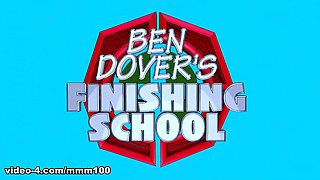 Hot Brunette Lexi-Wood Banged in Classroom Threesome by Director and Teacher - MMM100