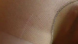 Masturbation Under Nylon Tights