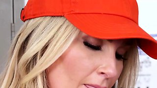 Fit busty milf coach wants BBC between her boobies