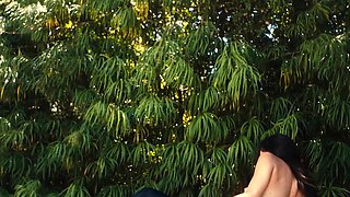 Nude teen cools herself down in the pool