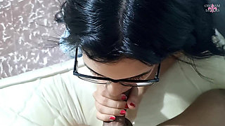 Delicious homemade blowjob until all the milk is extracted from this cock