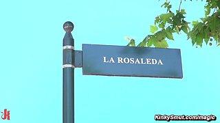 Blond spanked and butt sex copulated