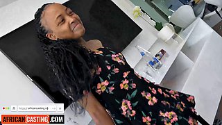 Big Ass Ebony Hottie Fucks Casting To Get A Modeling Gig