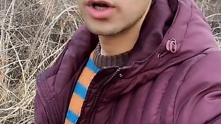 Foreskin Cum - Cumshot Outdoor