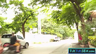 Thai teen picked up for rough threesome