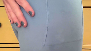 Sweaty Pussy in Lycra Spandex