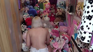 Ass enema loving fetish bikini solo blonde slowly stripping