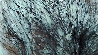 Desi Bhabhi's Clean Hair Pussy