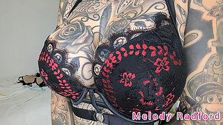 Black and Purple Lingerie and Micro Bikini Try on Haul Melody Radford
