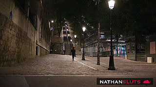 Black Monster Cock Stretches Little Slut Veronica Leal's Holes