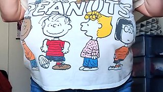 Amateur young brunette enjoys dildo on solo masturbation