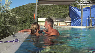 Behind the Scenes of All Natural MILF Julia North Underwater Soft in the Pool