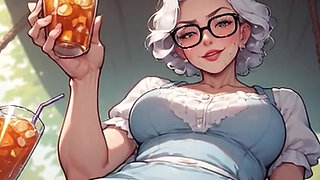 Waifu Mature Teacher POV - Sunflower Dress Bench Close-Up Teasing & Fucking (1m Preview)