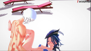 Clorinde Ahegao Bikini Sex - Genshin Impact