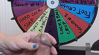 She Inserts a 30cm Probe All the Way Into His Meaty Cock. Playing BDSM Roulette.