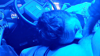 Blowjob in My Truck Cum in Mouth