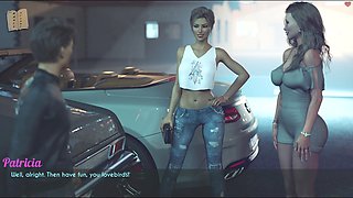 Hot blonde wifey and stepmother in a steamy scene