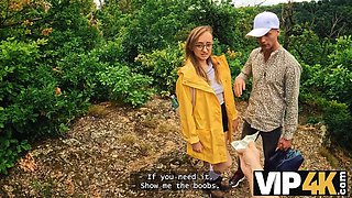 VIP4K. Her Idiot Boyfriend Throws a Fit - She Keeps Riding Anyway