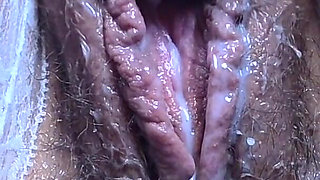 Creamy MILF Masturbation Upclose & Big Tits Play