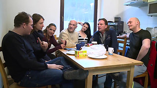 Naughty Christmas Party Wild Orgy Fuck Fest