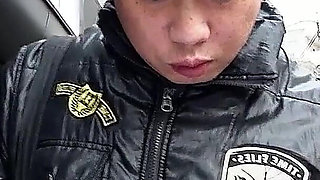 Skinny Asian Teen Miyu Fucked by Step Dad and Boyfriend Watching