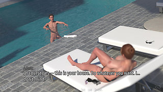Shadows of Seduction V0.5 - P3 Lia and MILF Jessica’s Scorching Breast Massage by the Pool