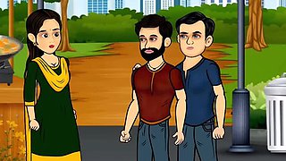 Indian village girl Meera gets hardcore anal sex with samosa seller Ayan in forest