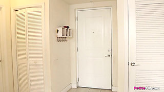 Skinny Teen Nikki Nicole Begs for Her Neighbor's Stepdad Bod Cock