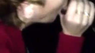 White wife blows BBC at the gloryhole