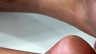 Skinny Brunette Blowjob, Footjob and Anal Sex!