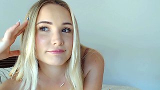 Solo hot woman Alice Nekrasova is masturbating all day