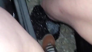 Wife Outdoor Squirt, Fuck and Gloryhole