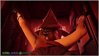 The Artist And Pyramid Head Fucking Each Other! (dead By Daylight X Silent Hill)
