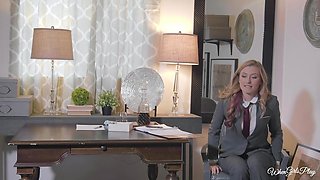 Alexa Grace's Office Power Play in Steamy Heat