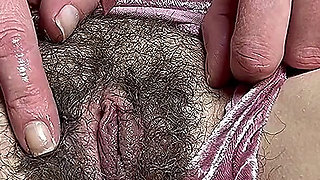 Look at My Hairy Under Wet and Dirty Shorts,leaking Cream From Hairy Vagina