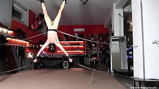 Mistress Gaia- Hung And Cruelly Whipped Spanking