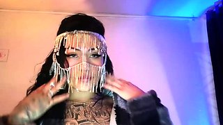 Hot brunette from squirt masturbating on webcam