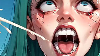 Beachside Double Dildo Milk Squirting Bliss!